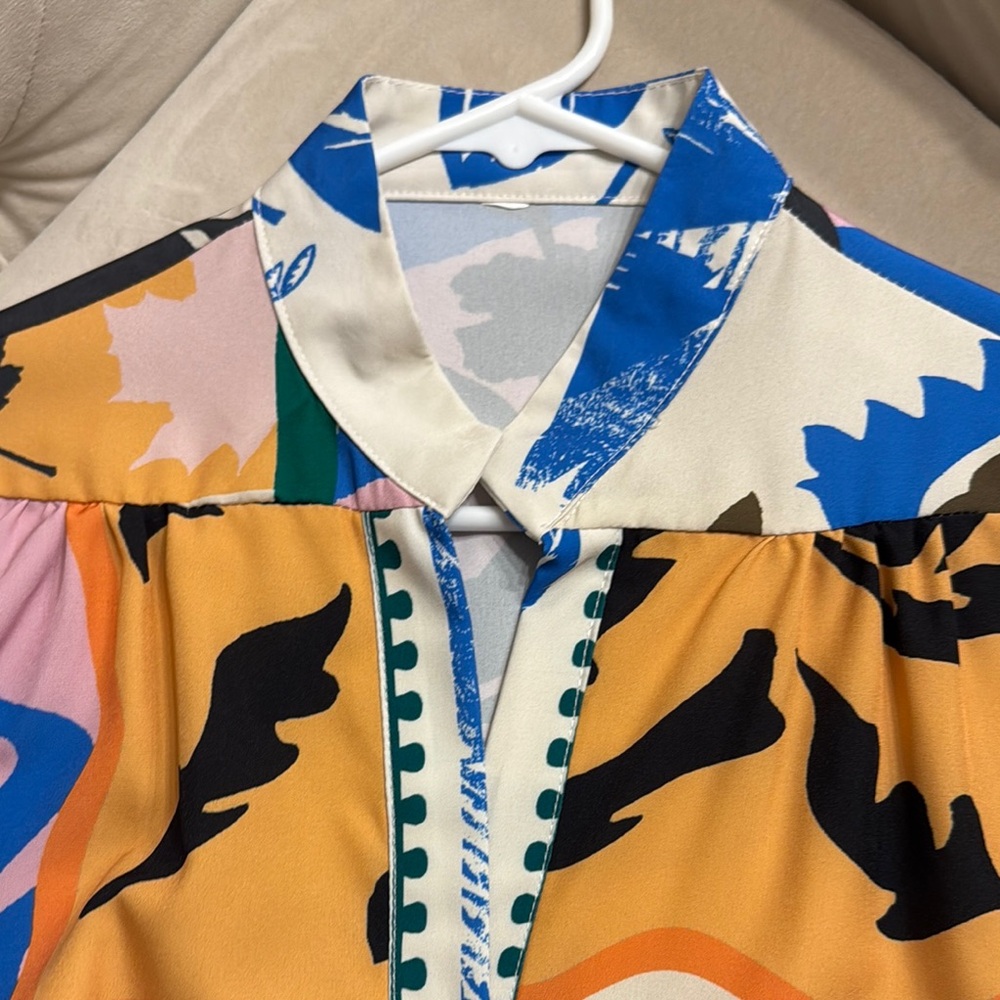 Colorful Patterned Women's Jacket - Picture 6 of 7